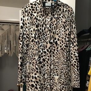 LONG LIGHTWEIGHT JACKET…..SUSAN GRAVER EASY CARE